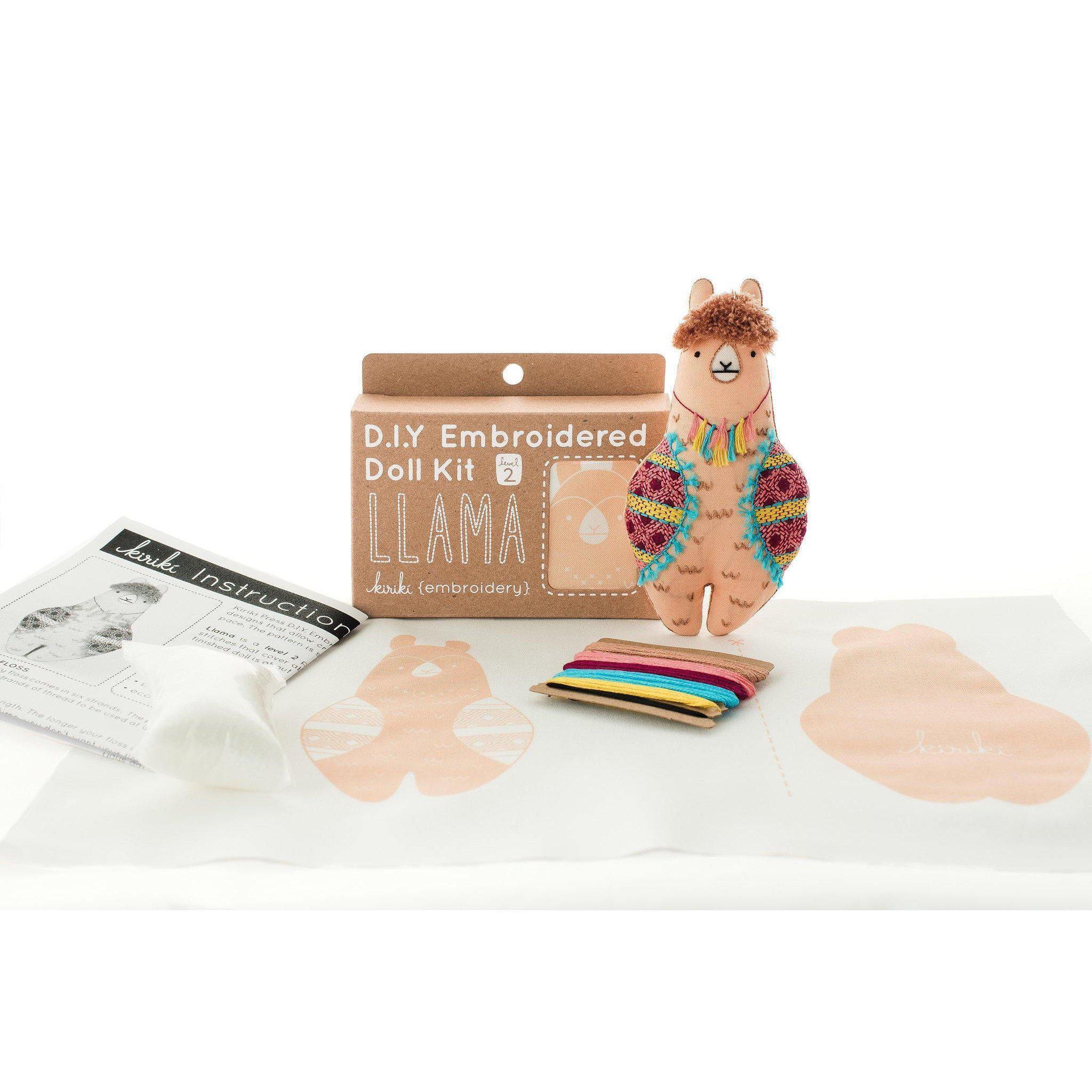 Llama DIY Embroidery Kit - Image 3