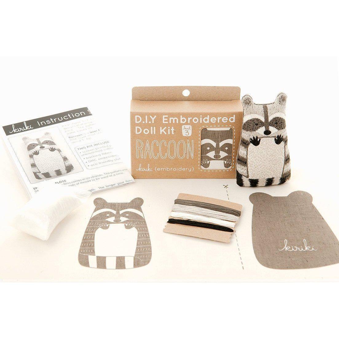 Raccoon DIY Embroidery Kit - Image 3