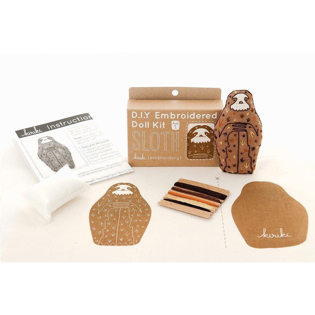 Sloth DIY Embroidery Kit - Image 3