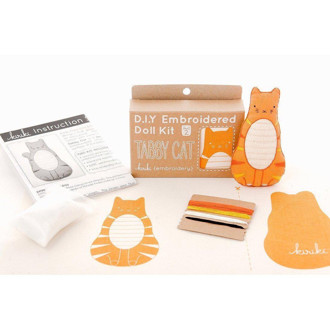 Tabby Cat DIY Embroidery Kit - Image 3
