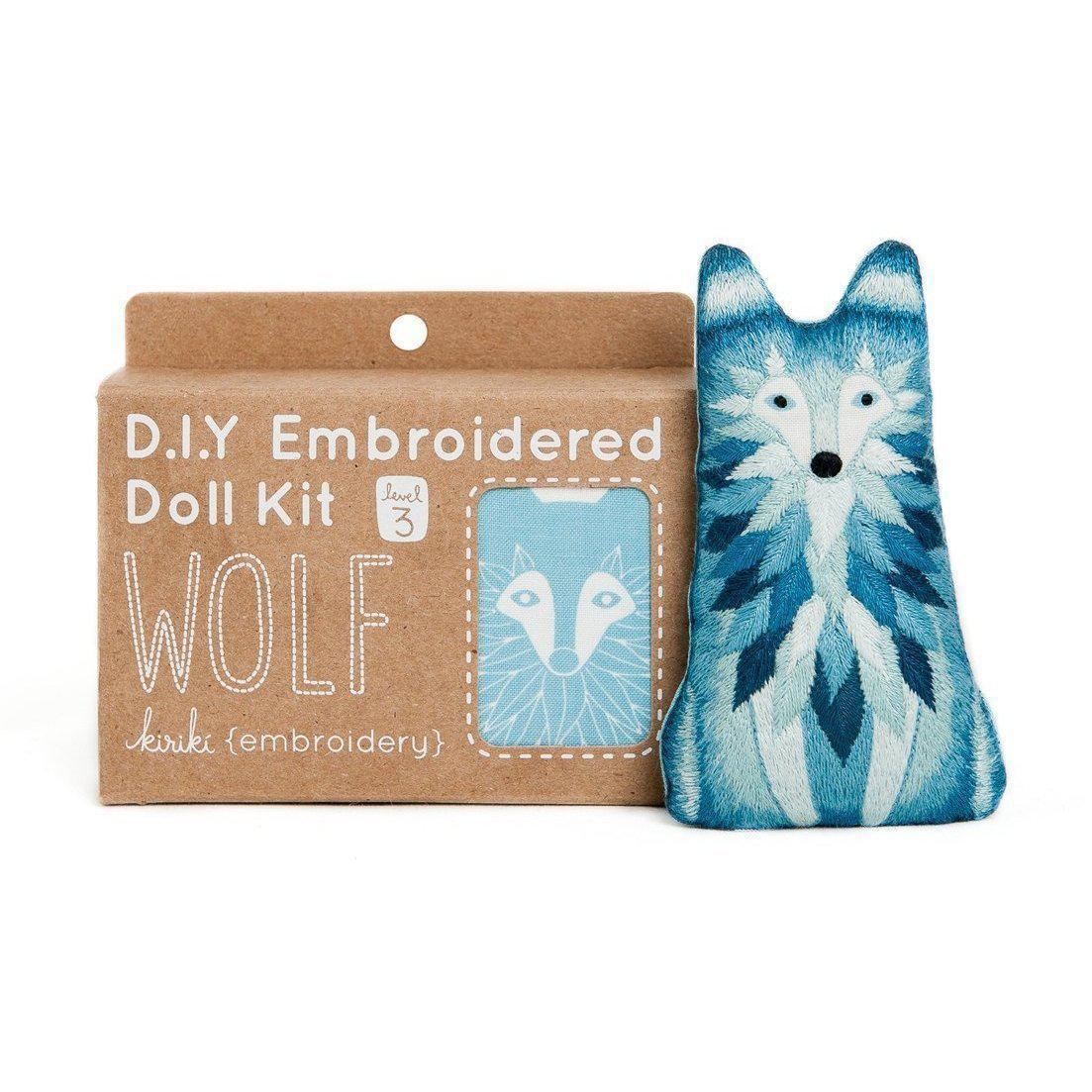Wolf DIY Embroidery Kit - Image 2