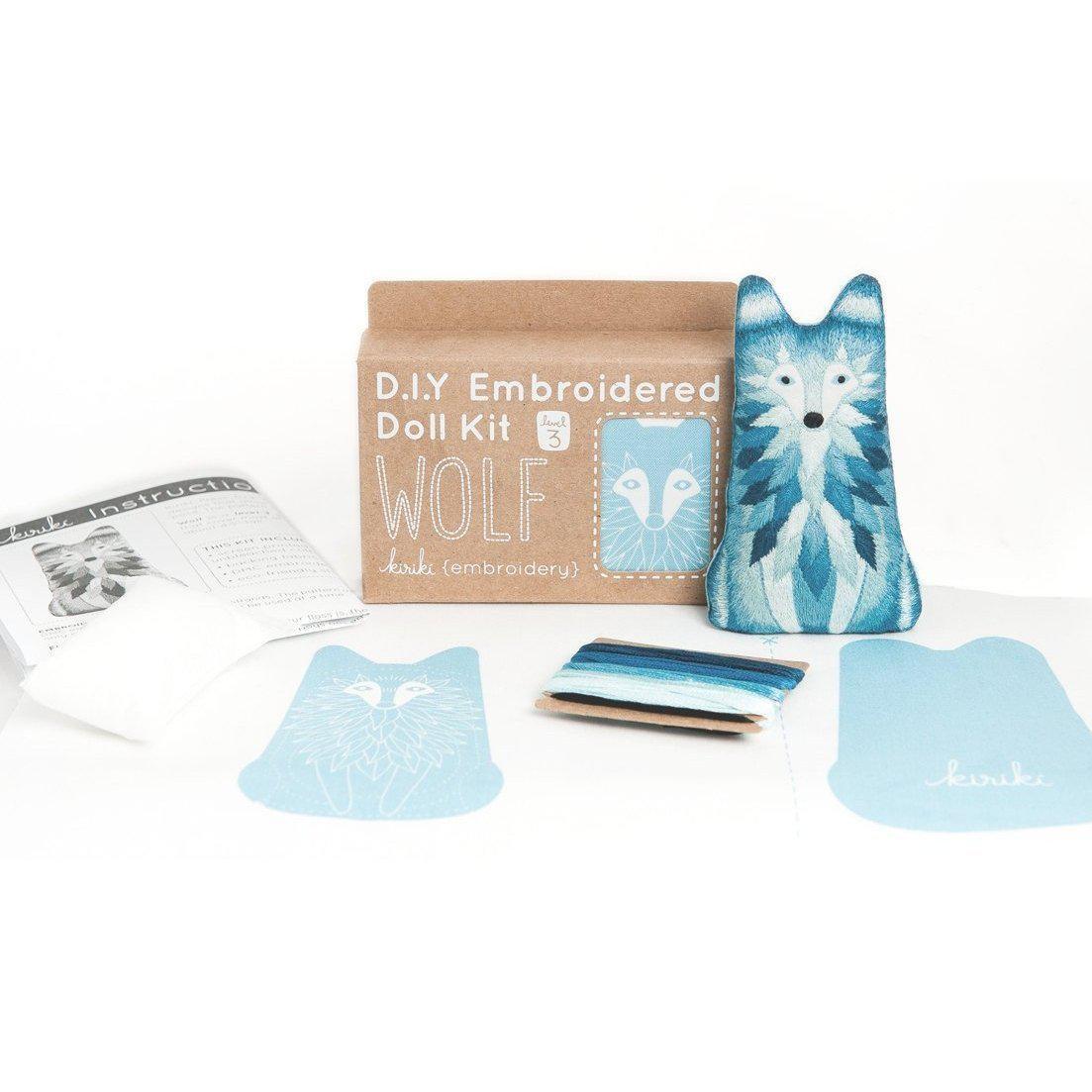 Wolf DIY Embroidery Kit - Image 3