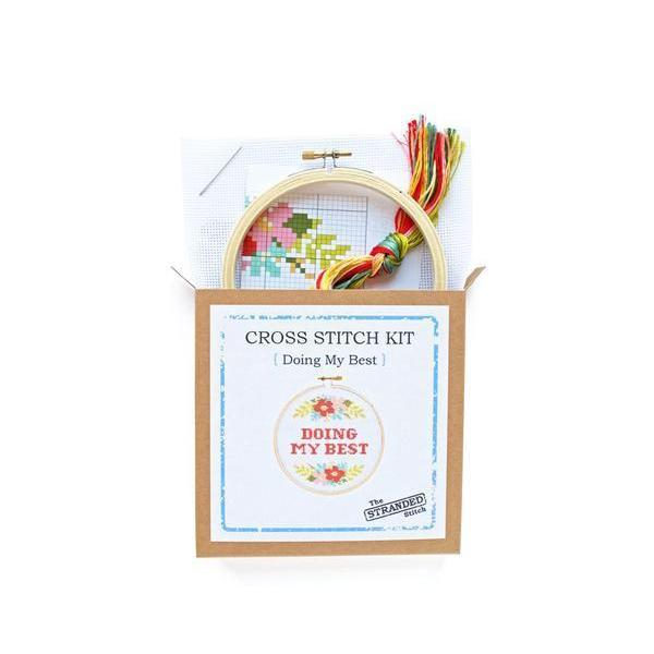Doing My Best DIY Cross Stitch Kit, The Stranded Stitch - Image 4
