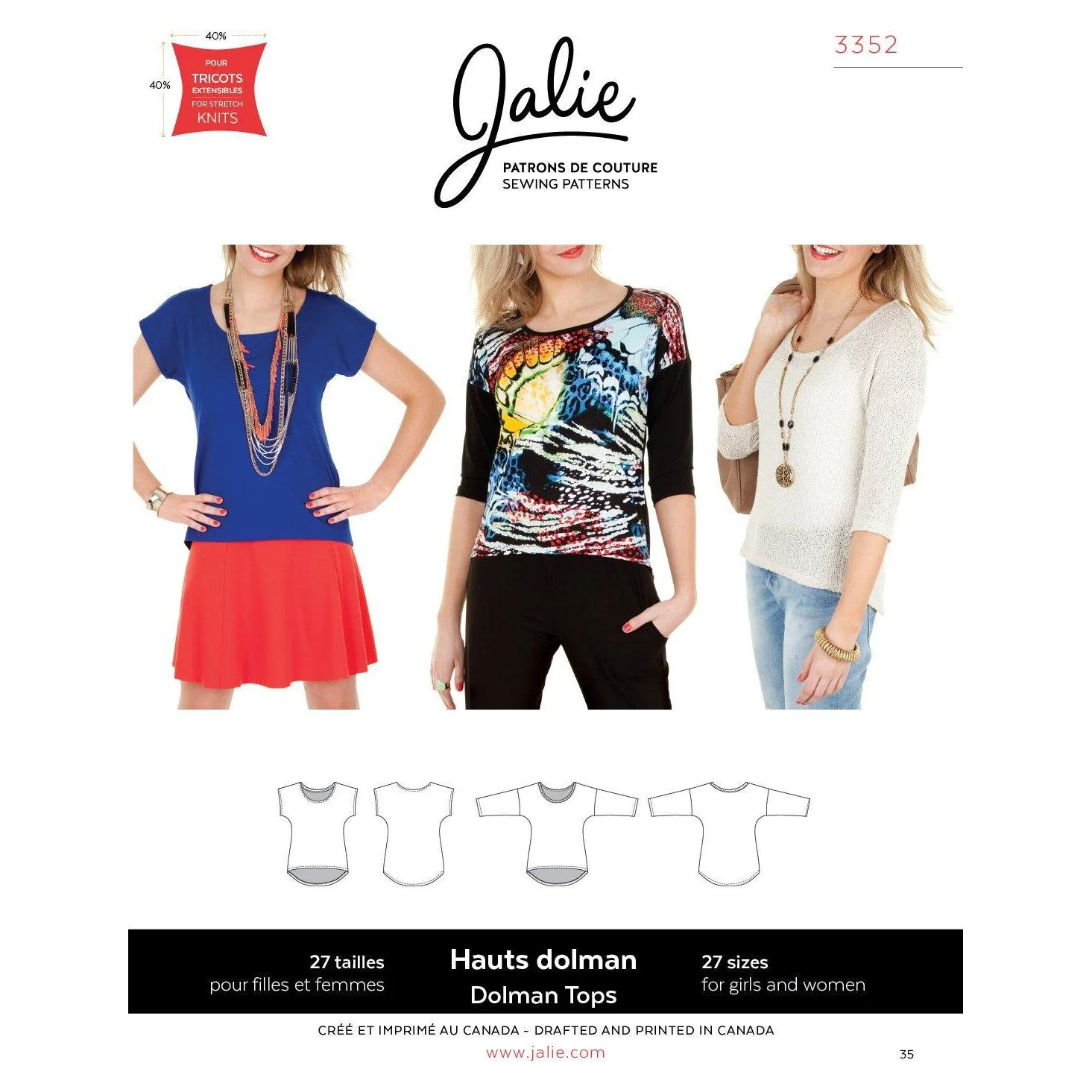 Dolman Top Pattern - PDF DOWNLOAD - Image 3