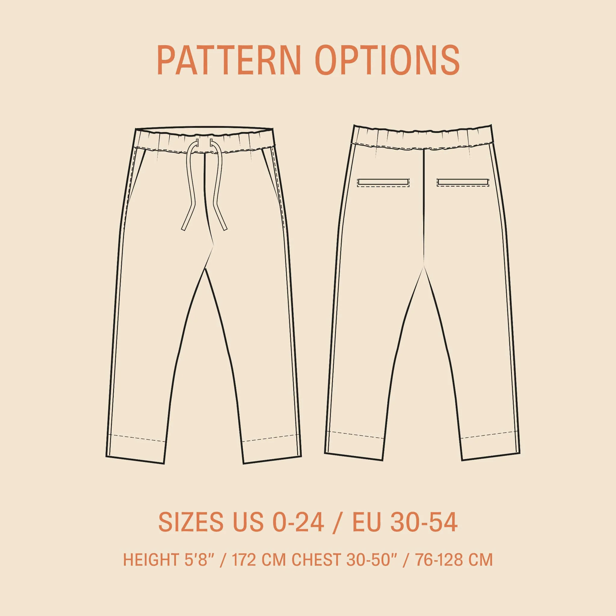 Easy Pants Pattern - PDF DOWNLOAD - Image 2