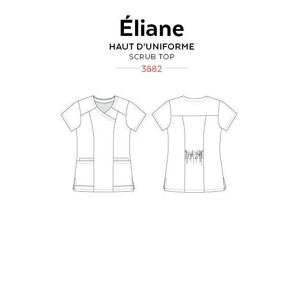 Éliane Scrub Top Pattern - Image 4