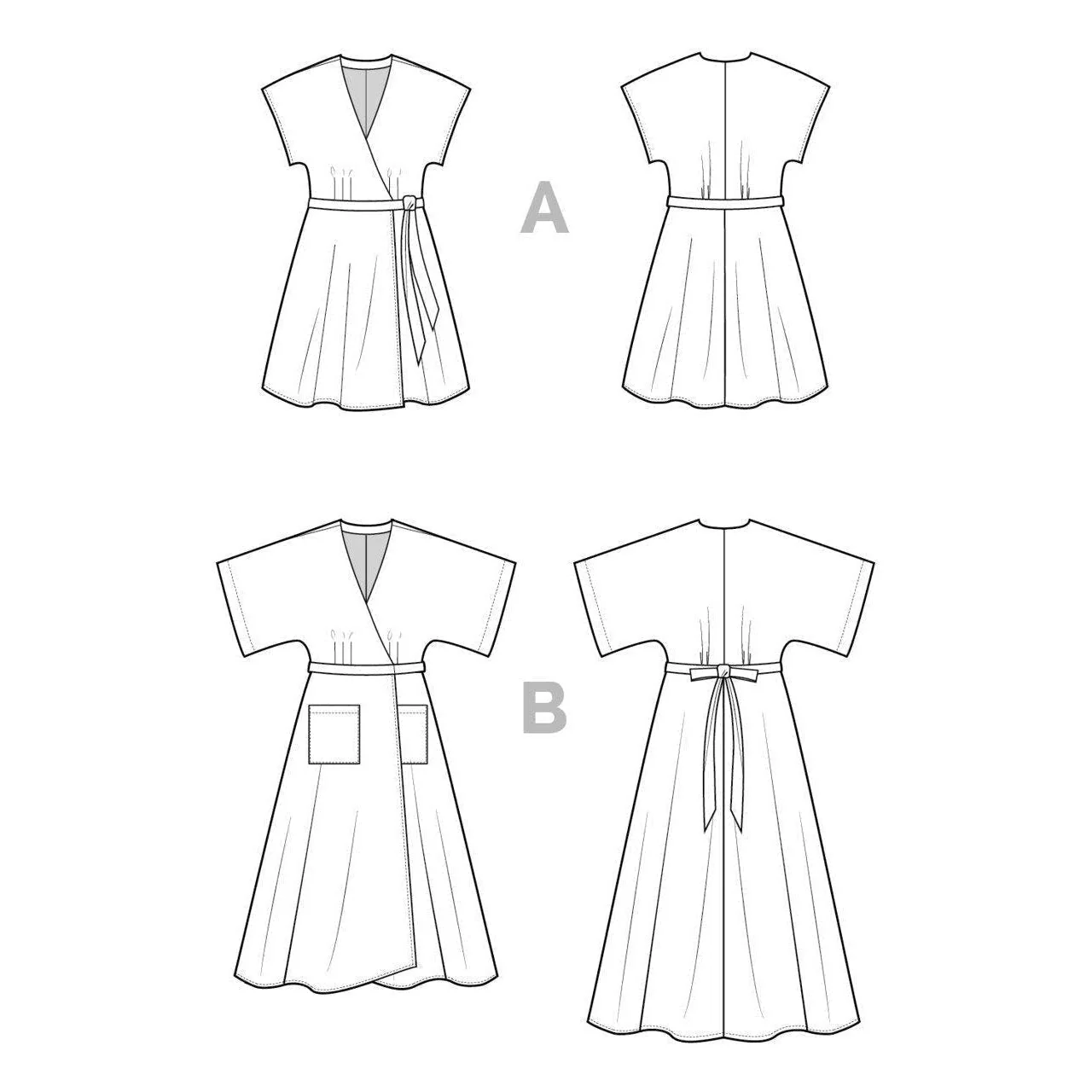 Elodie Wrap Dress Pattern - Image 16