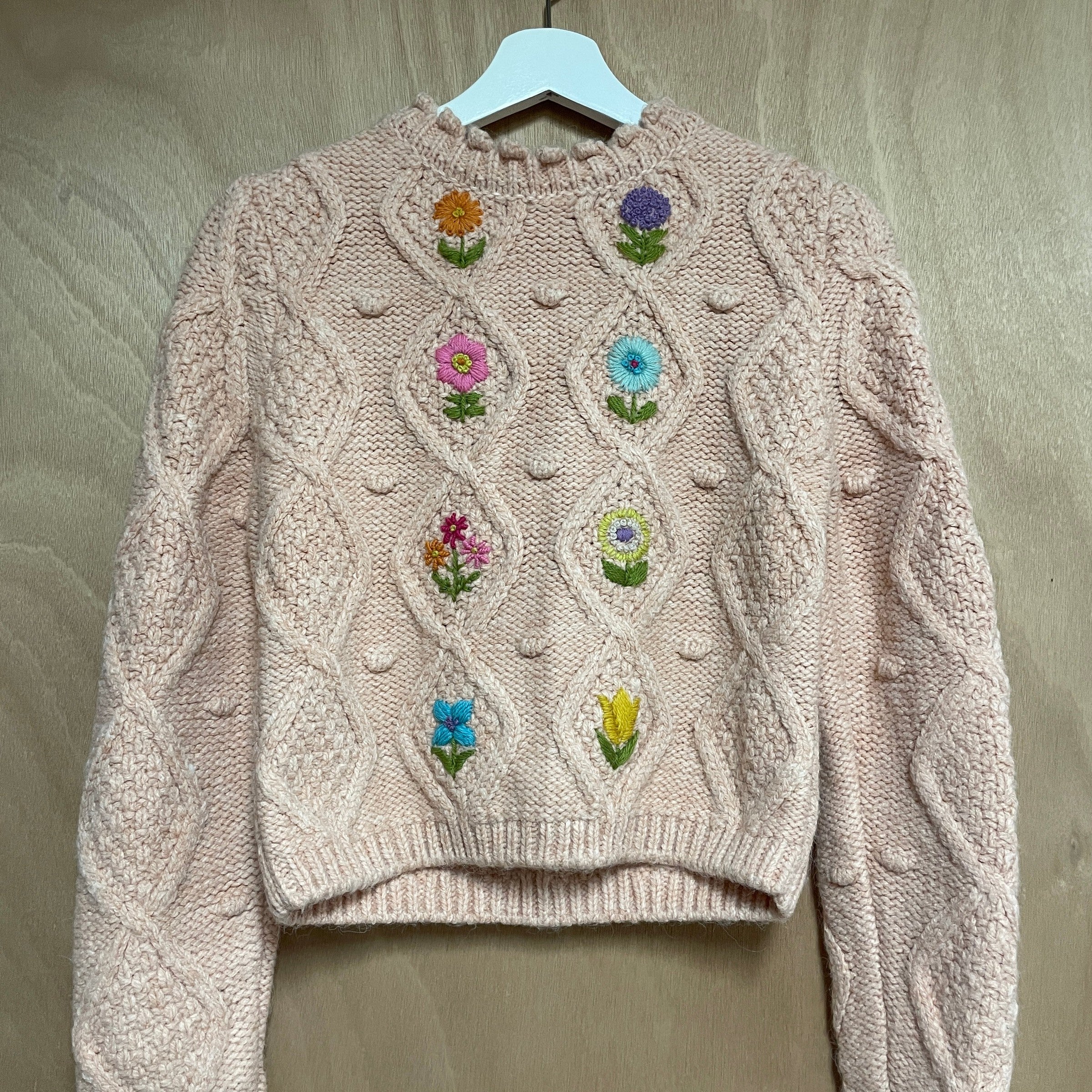 Embroidering Knitwear