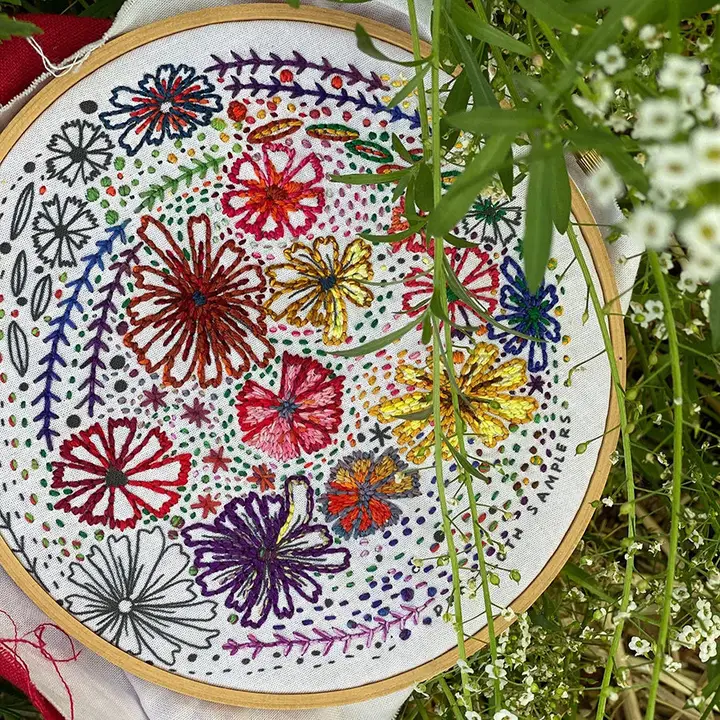 Embroidery Club - Flowers - 4 sessions - Image 3