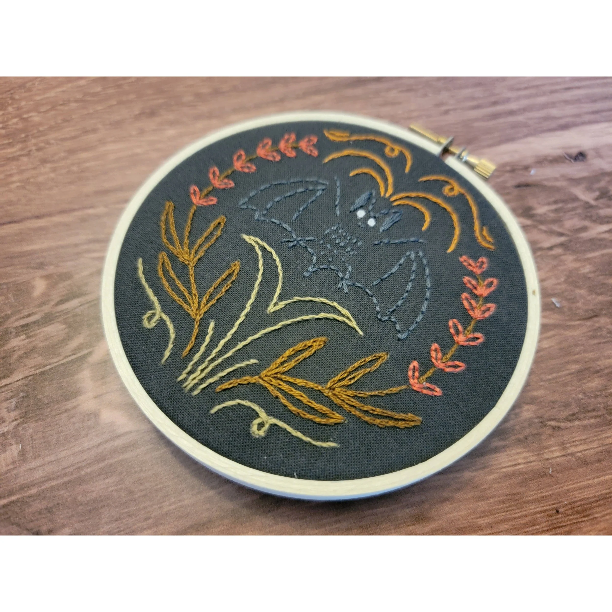 Bat, 4" Embroidery Kit - Image 2
