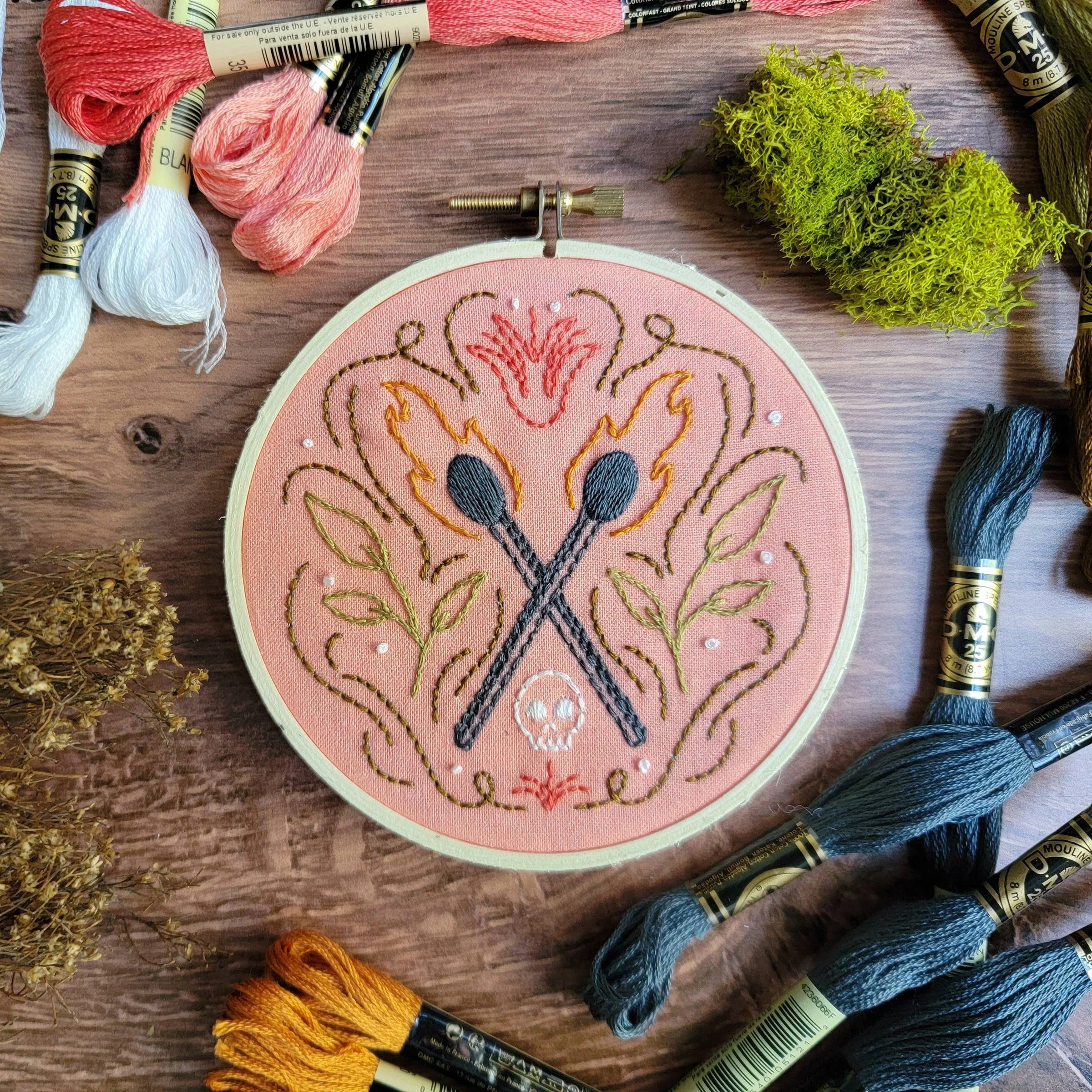Match, 4" Embroidery Kit