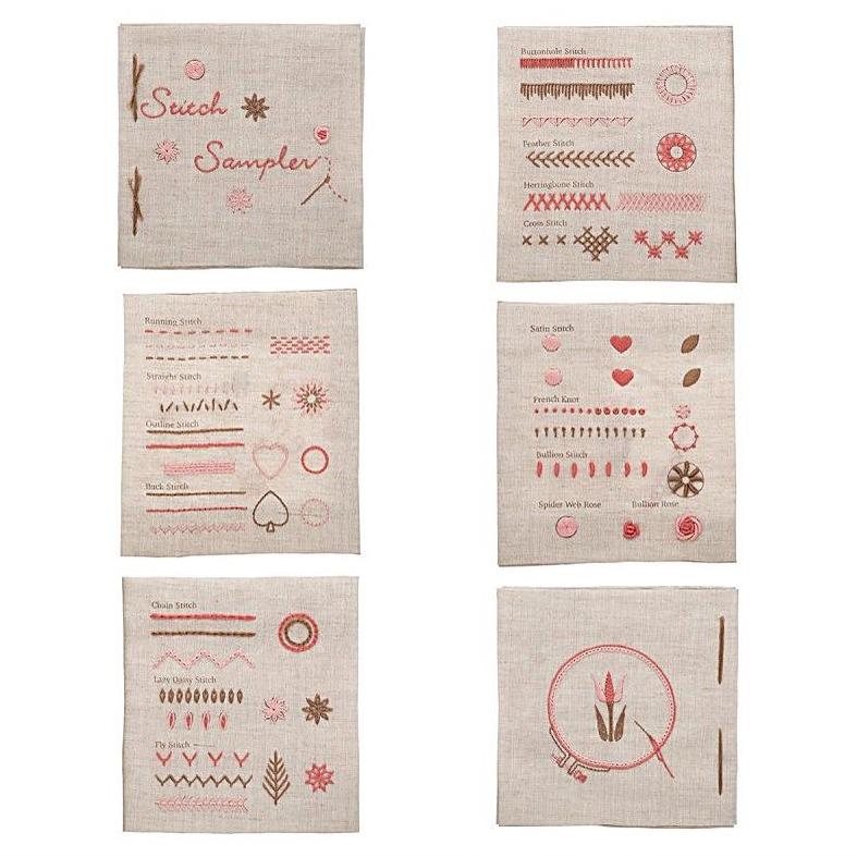 Embroidery Sampler Book - Pink - Image 2