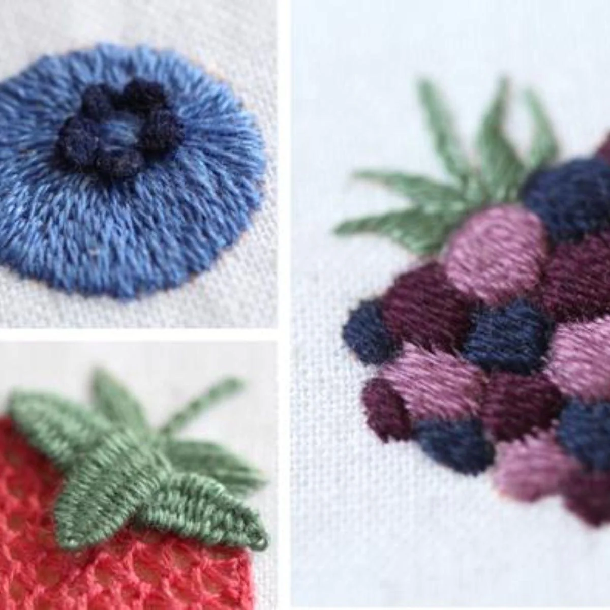 Berries Embroidery Stitch Sampler - Image 2