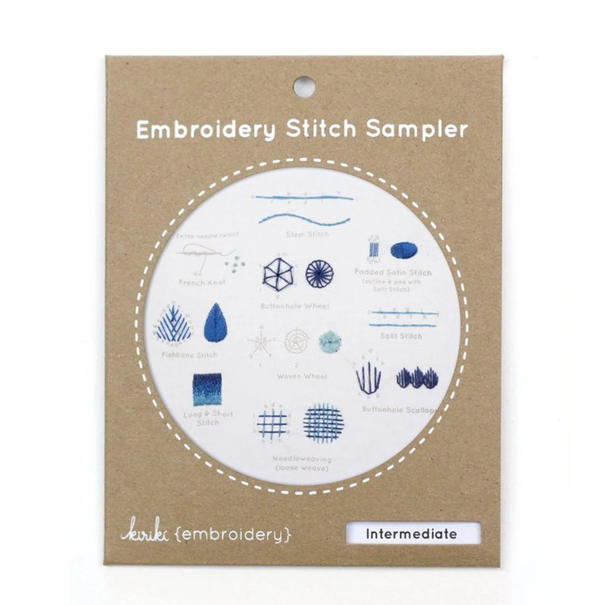 Intermediate Embroidery Stitch Sampler