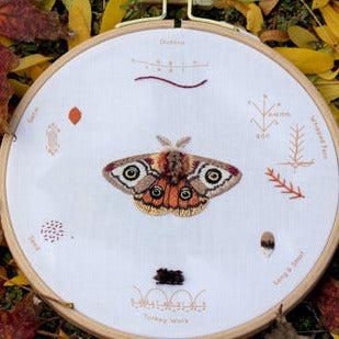 Moth Embroidery Stitch Sampler - Image 2