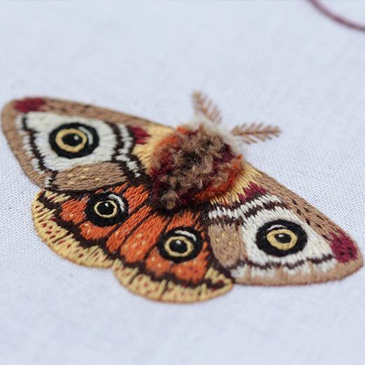 Moth Embroidery Stitch Sampler - Image 3