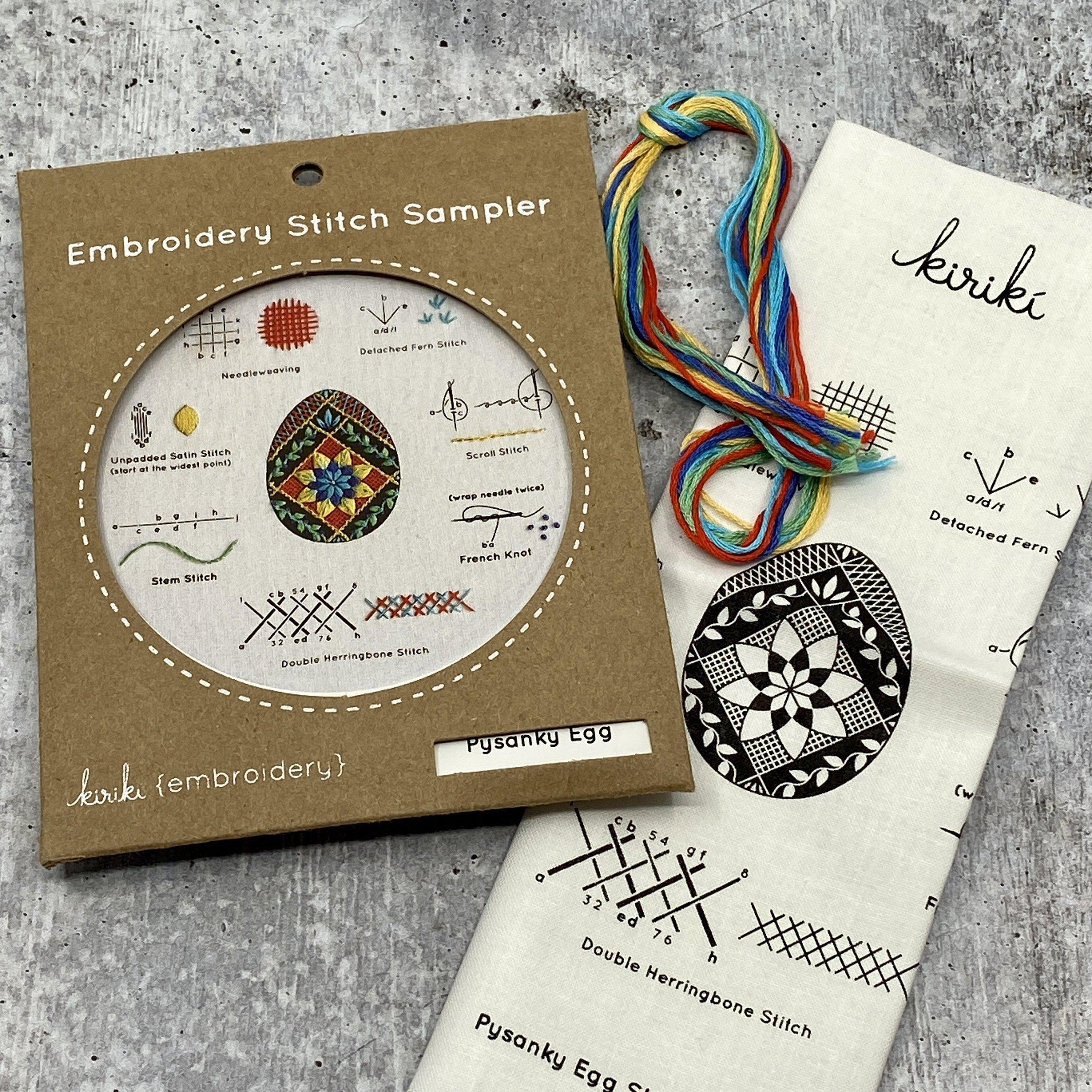 Pysanky Egg Embroidery Stitch Sampler - Image 2