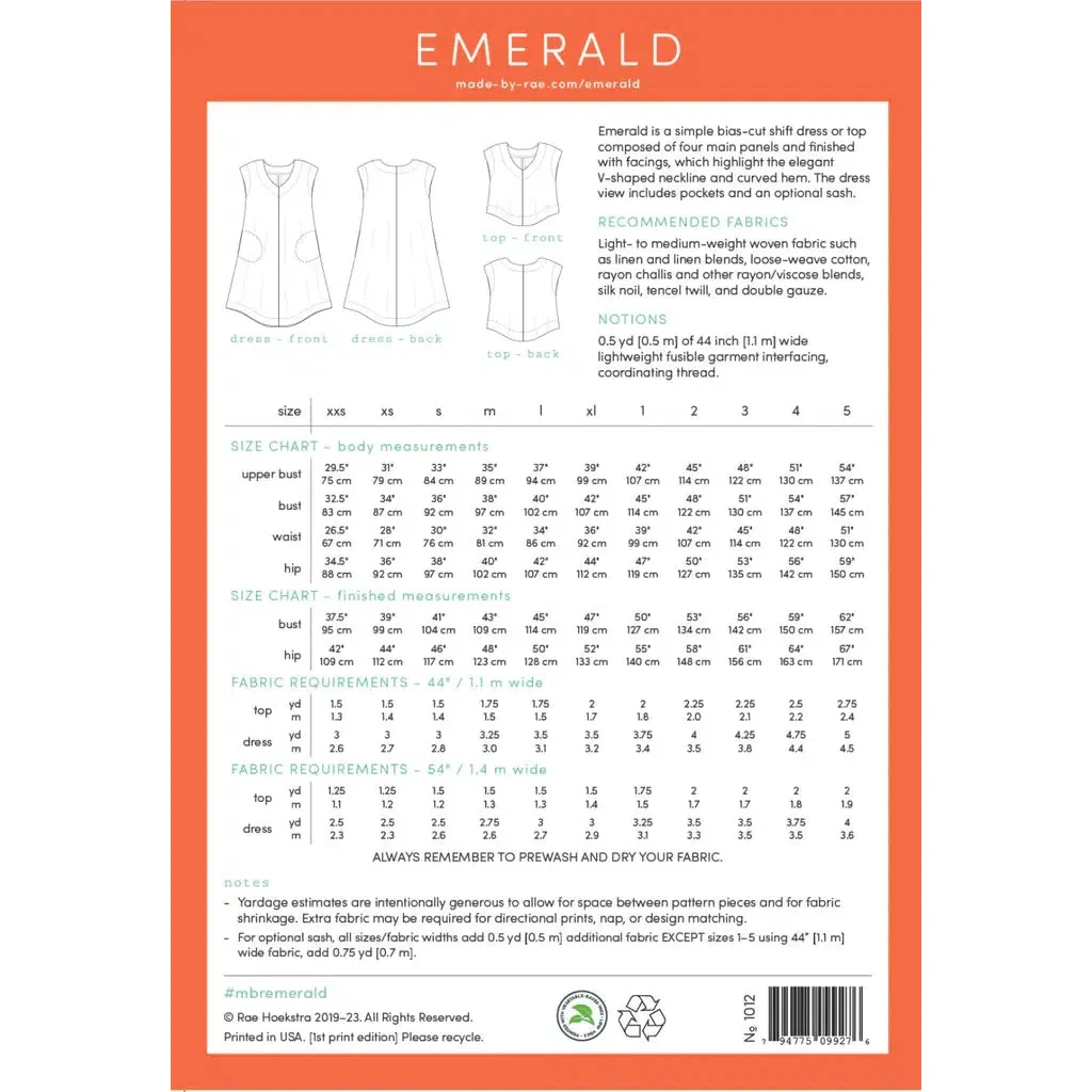 Emerald Dress Pattern - Image 4