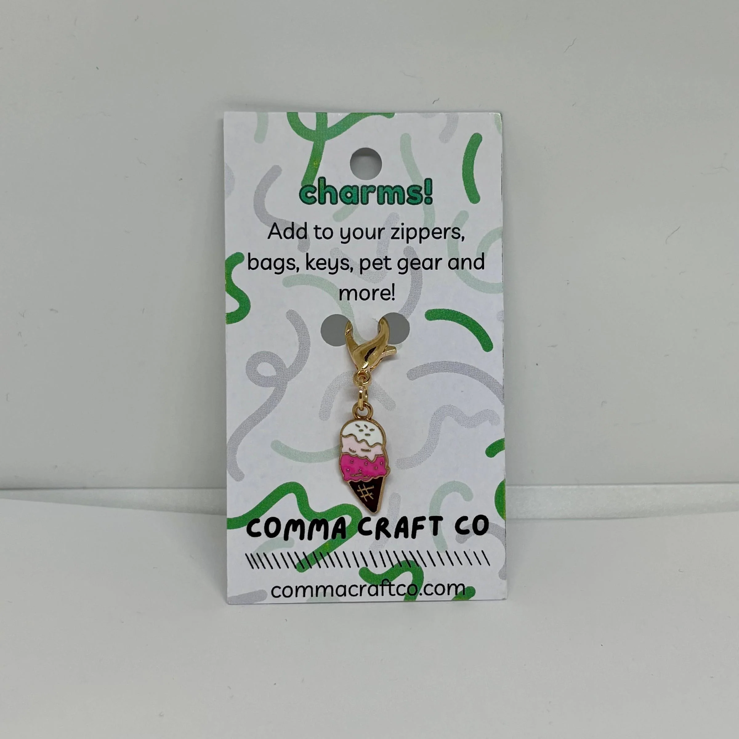 Enamel Stitch Marker - Ice Cream - Image 6