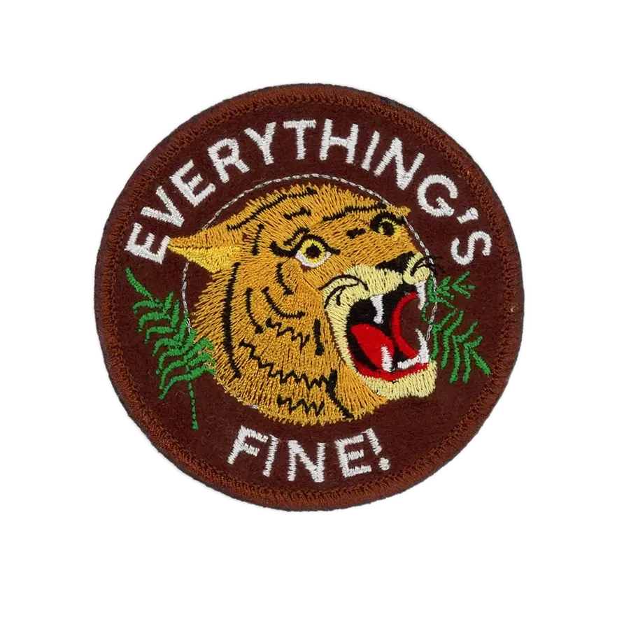 Everything's Fine! Iron-On Patch