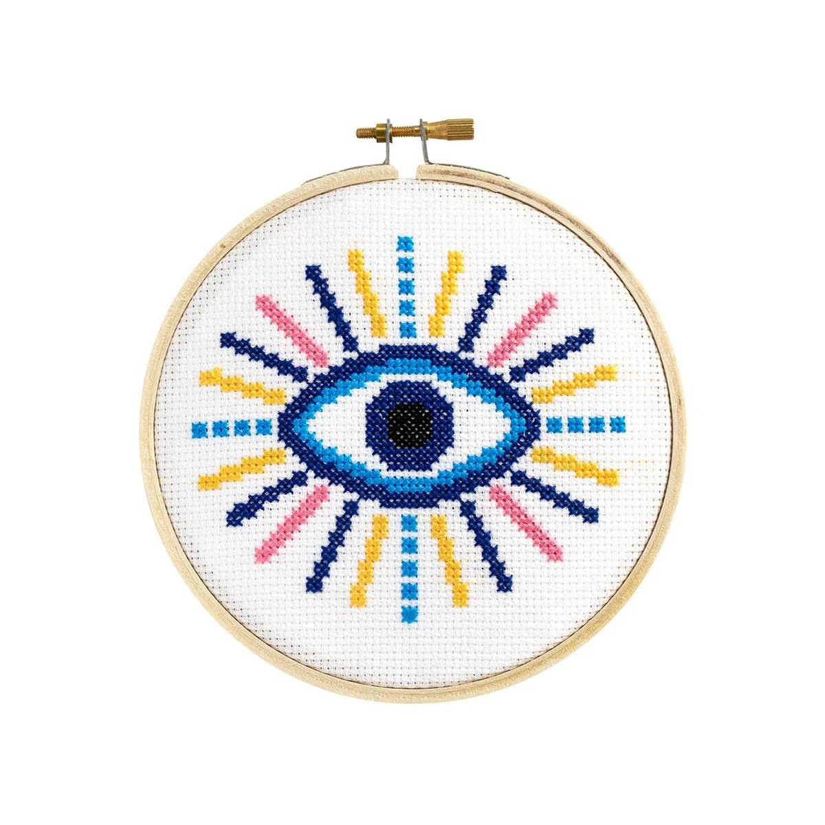 Evil Eye Cross Stitch Kit 