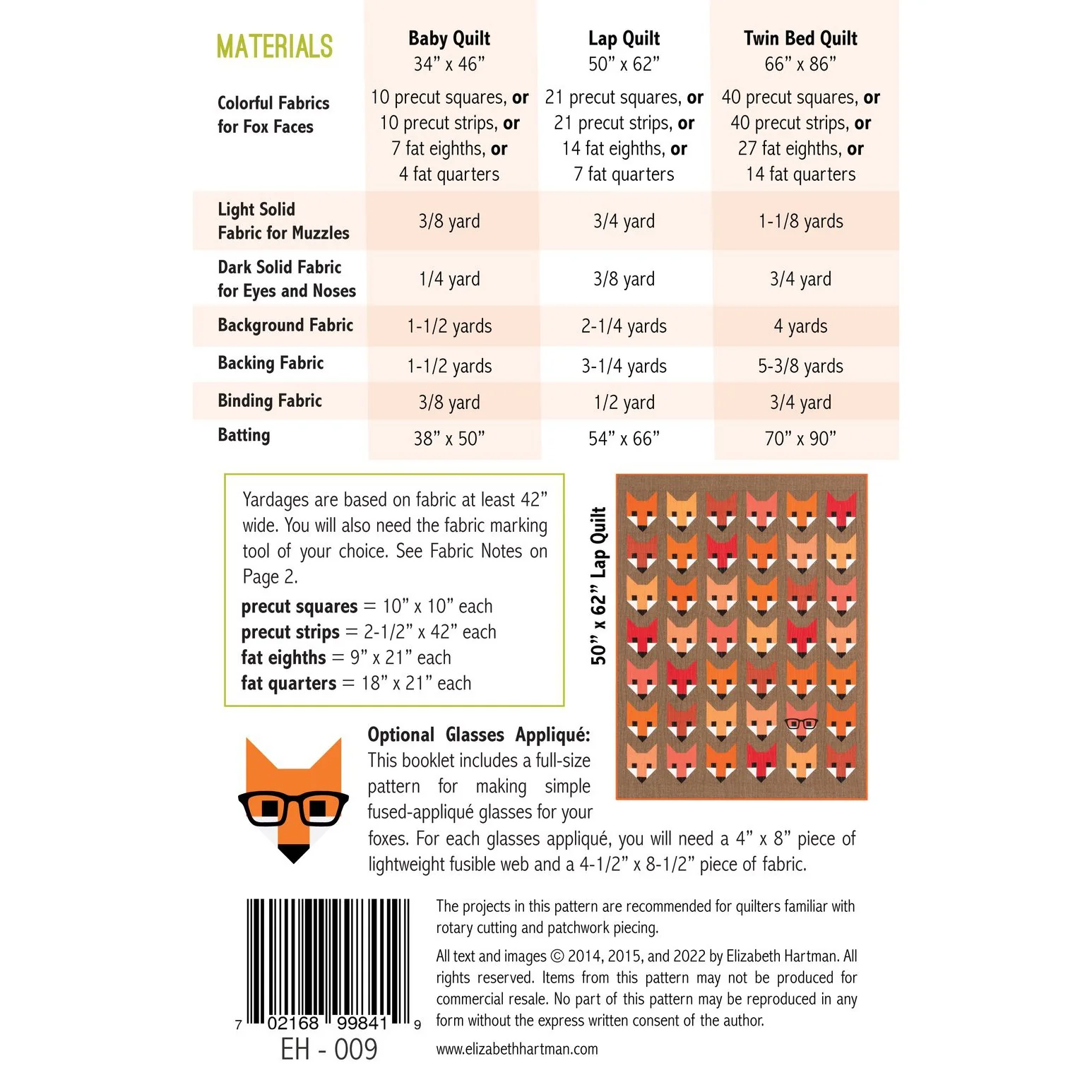 Fancy Fox Quilt Pattern - Image 3