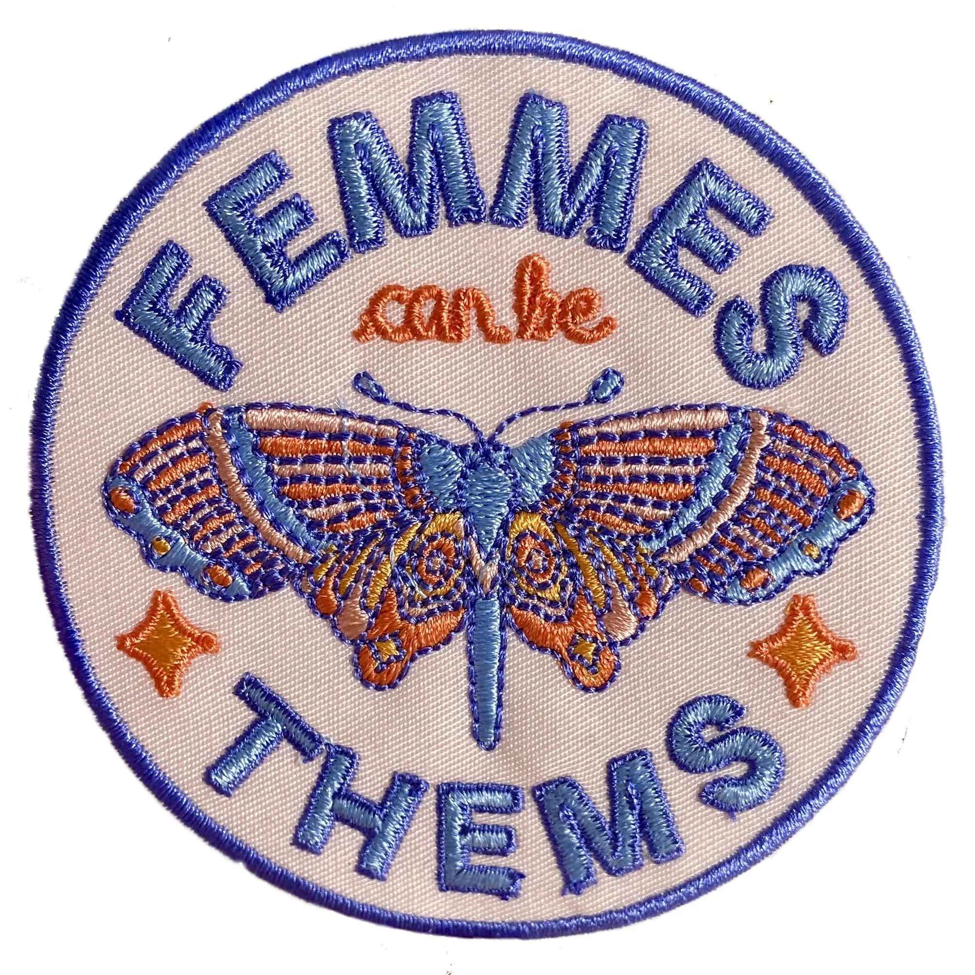 Femmes Can Be Thems Iron-On Patch - Image 3