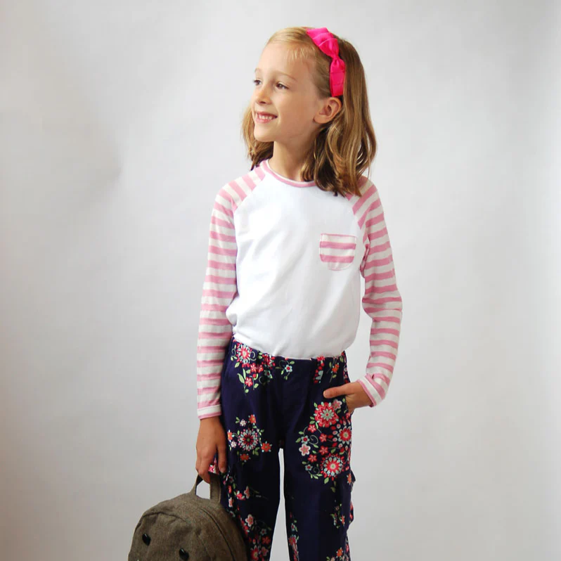 Field Trip Raglan T-Shirt Pattern - PDF DOWNLOAD - Image 2