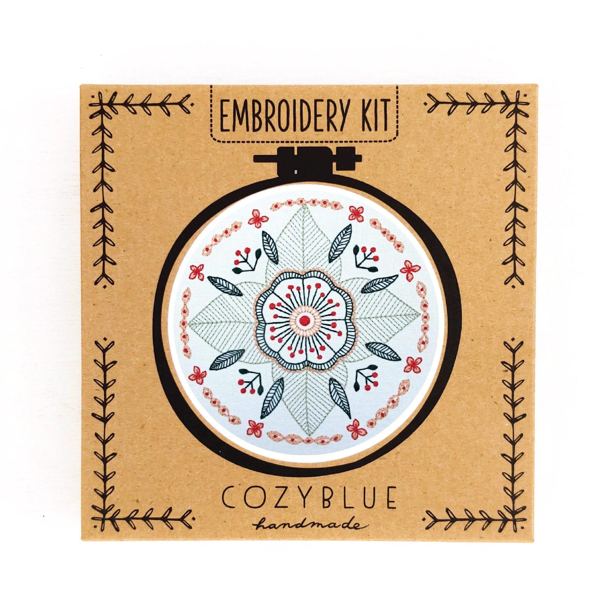 Floral Mandala Embroidery Kit - Image 5