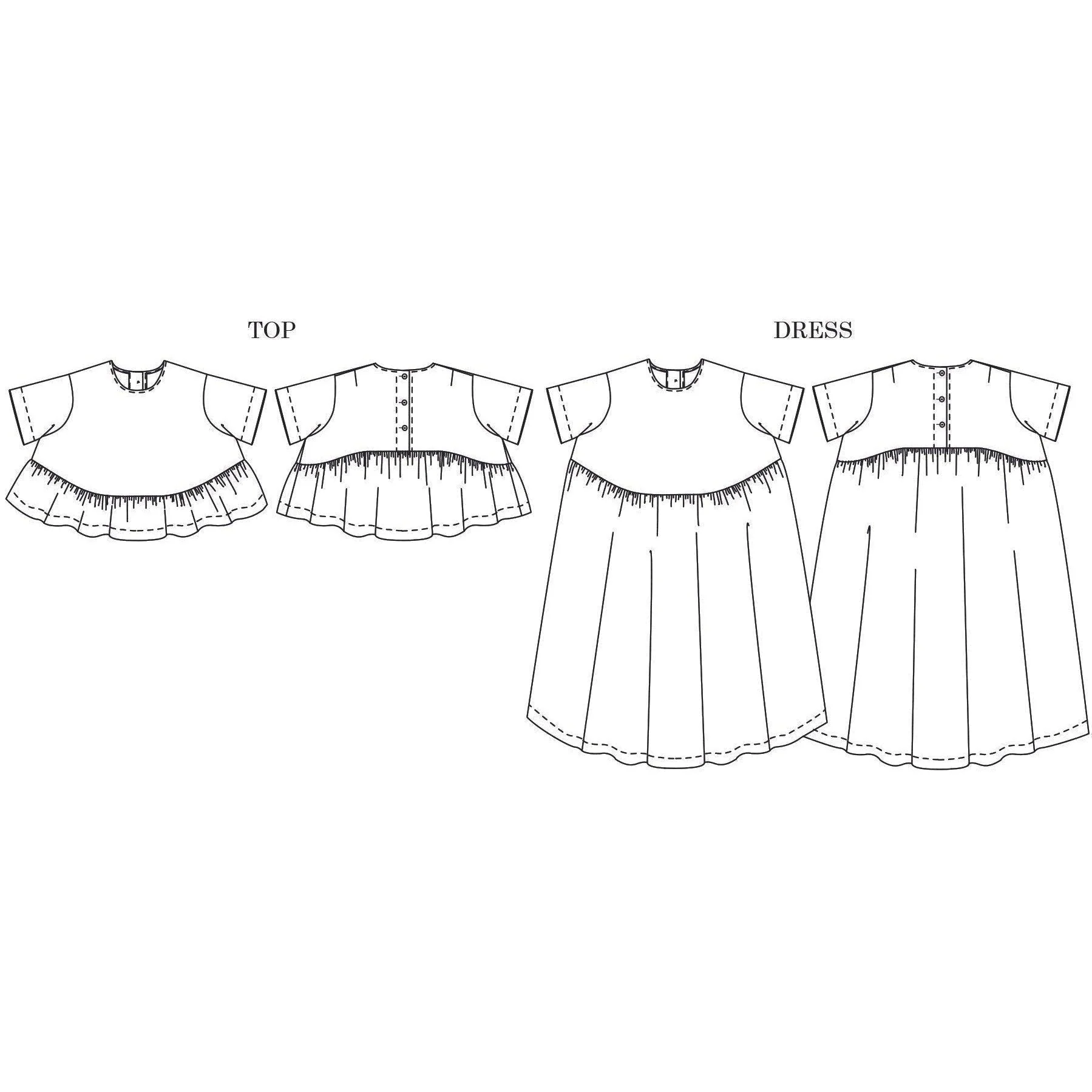 Florence Top & Dress Pattern - Image 18