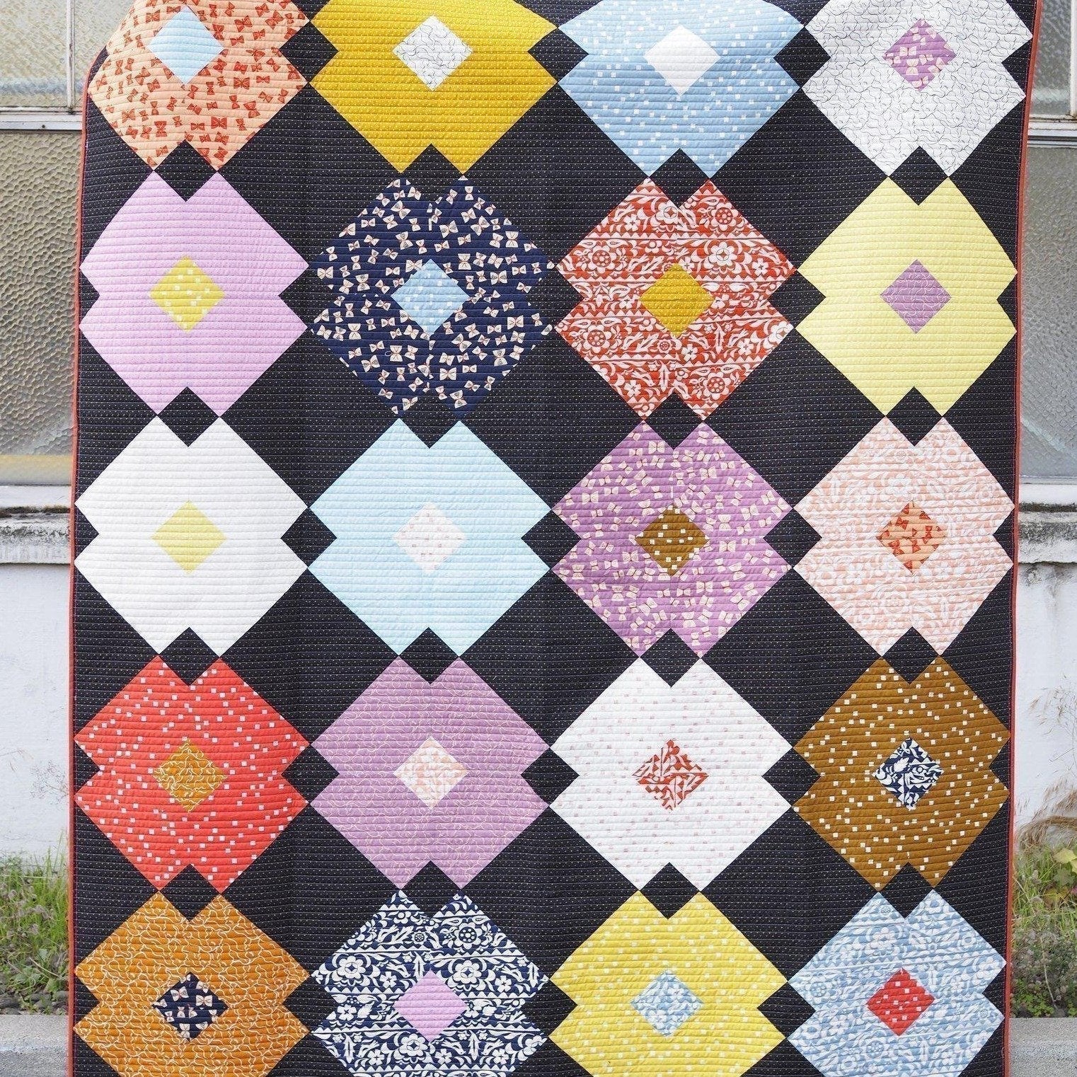 Flower Tile Quilt Pattern - Image 3