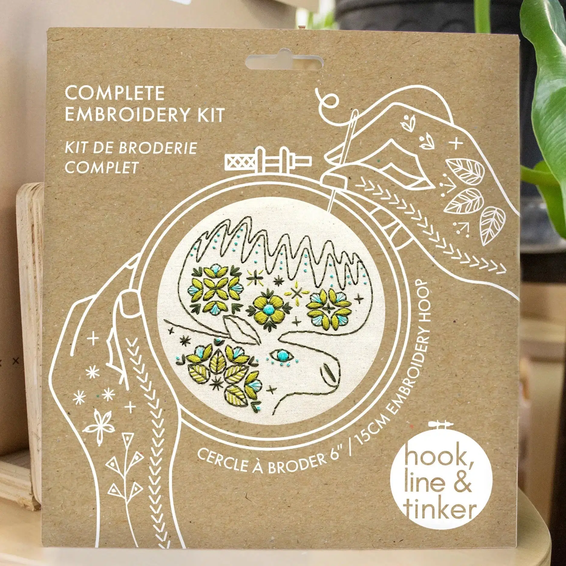 Folk Moose Embroidery Kit - Image 3