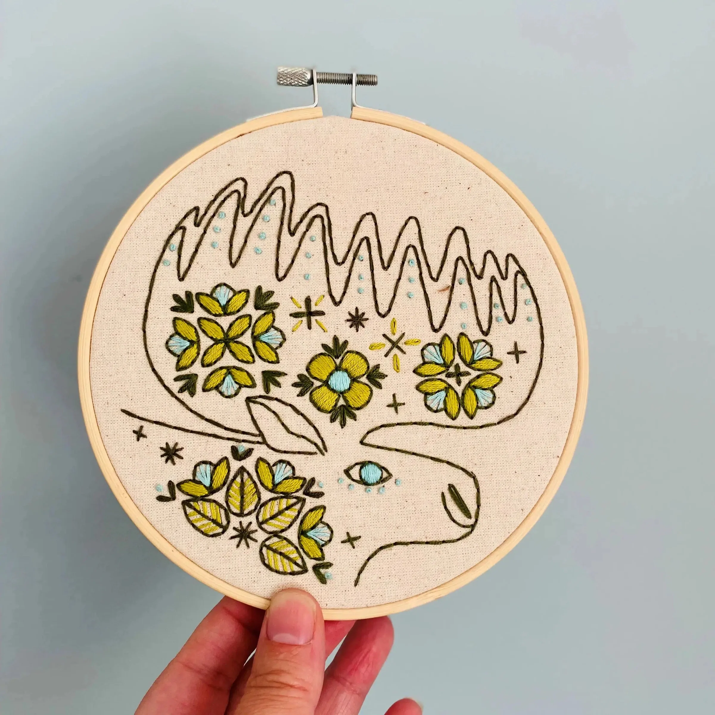 Folk Moose Embroidery Kit - Image 5