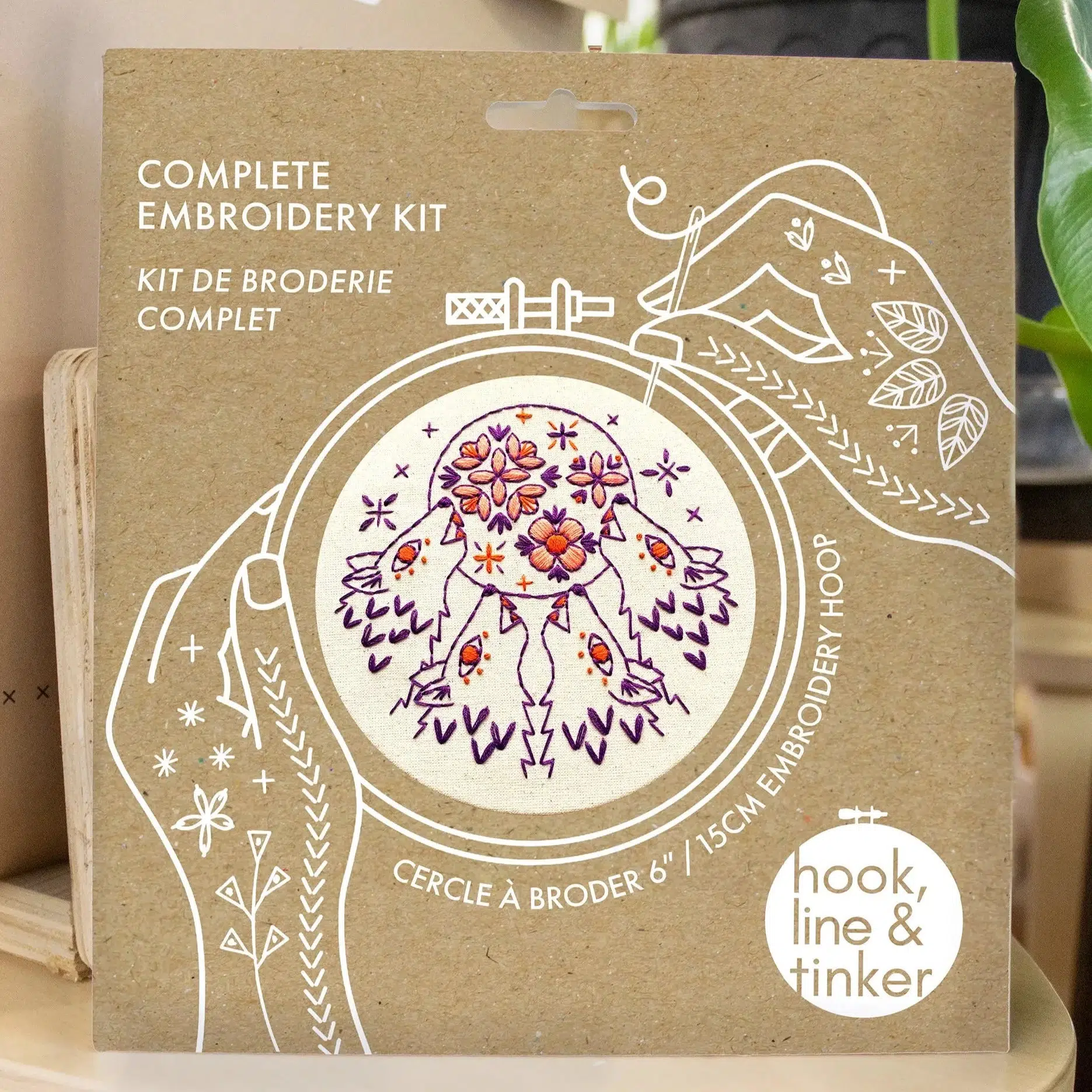 Folk Wolves Embroidery Kit - Image 3