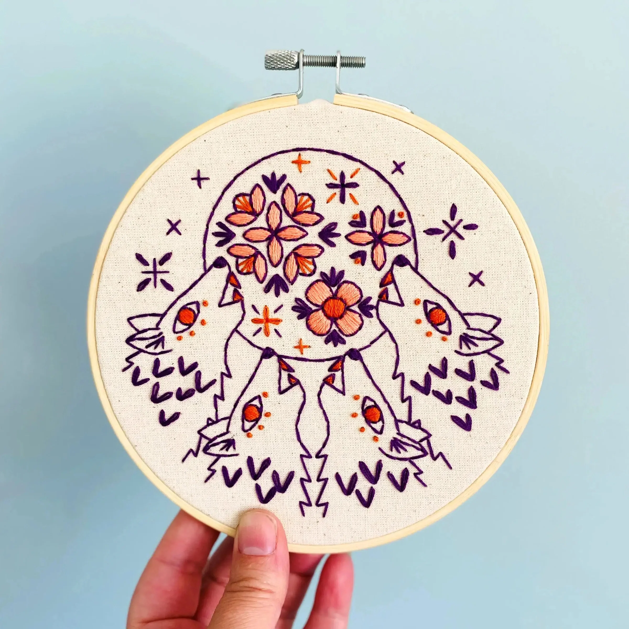 Folk Wolves Embroidery Kit - Image 5