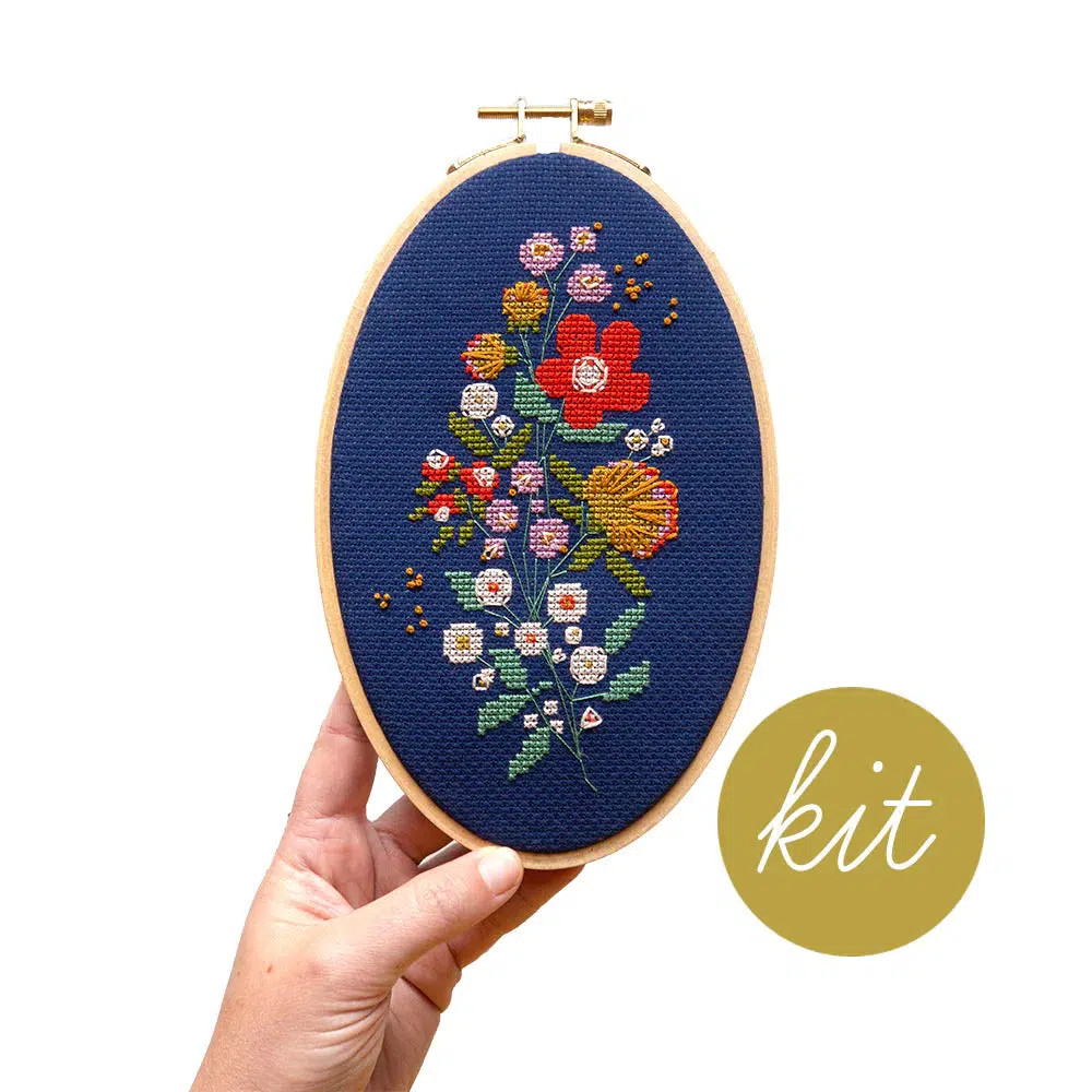 Forget-Me-Knots, 5"x8" Cross Stitch Kit