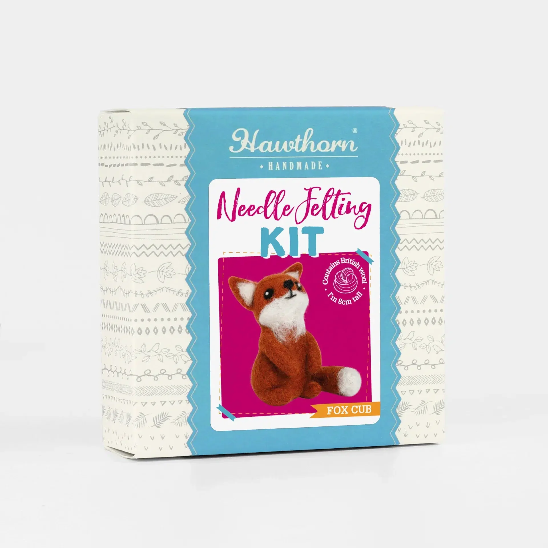 Fox Cub Mini Needle Felting Kit - Image 3