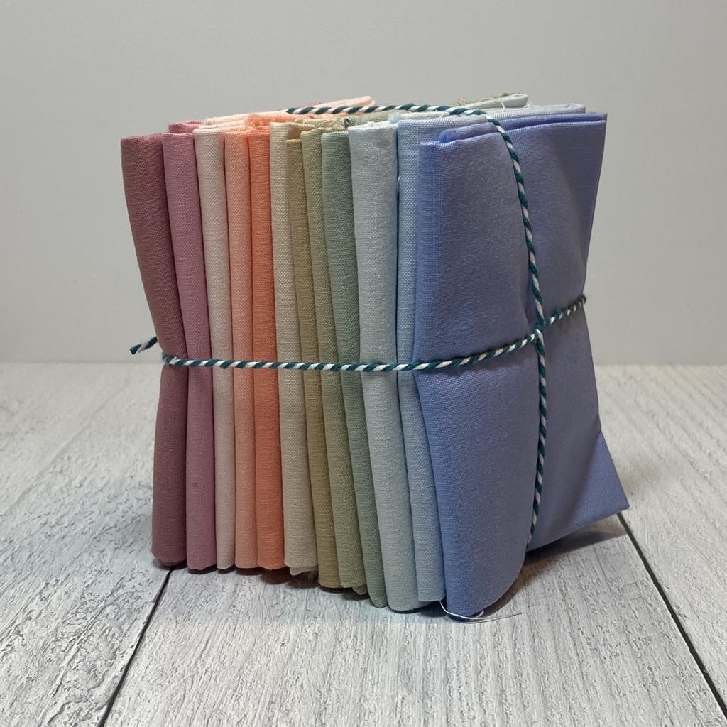 Fat Quarter Bundle of Kona Solids (12 Pieces) - Image 5