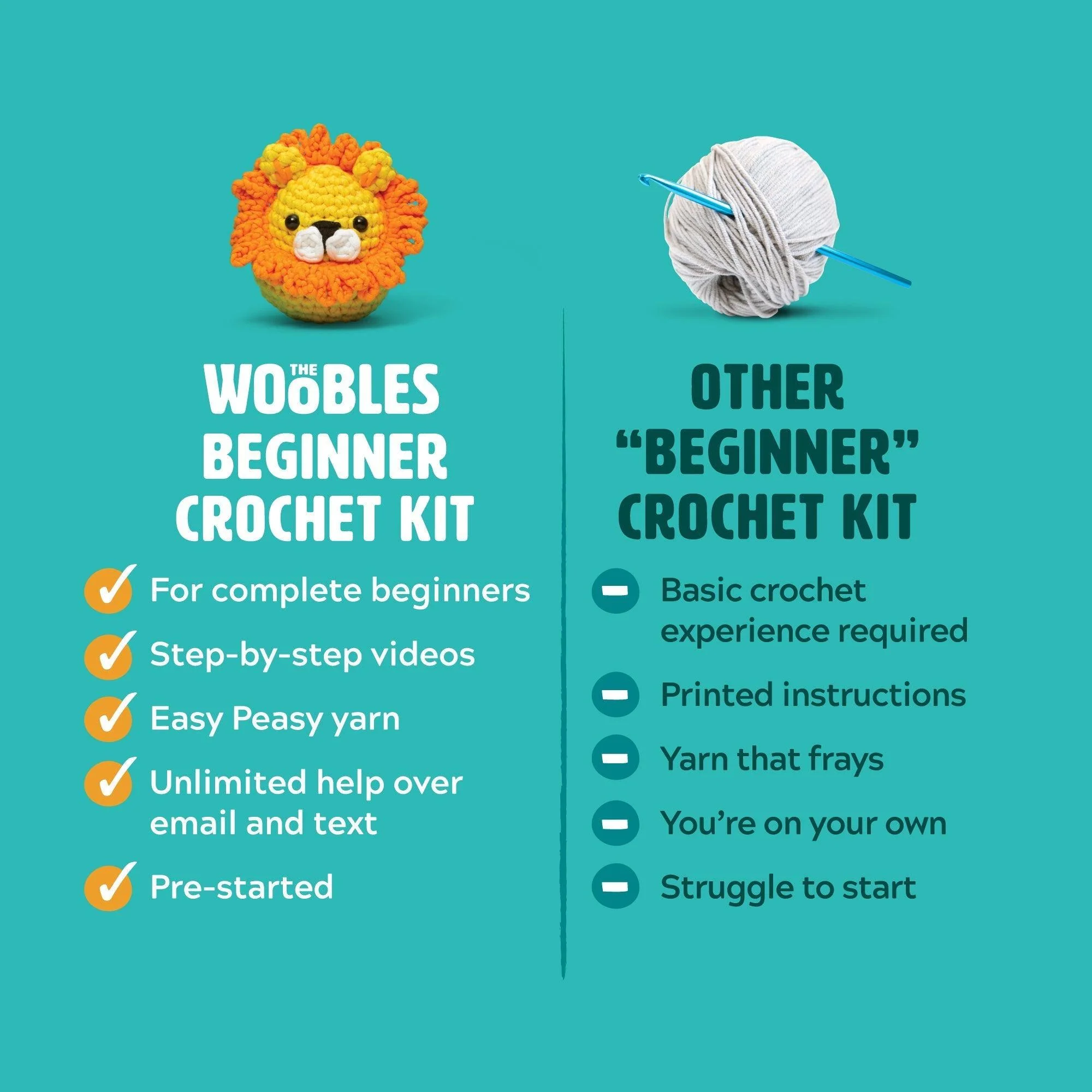 Fred the Dinosaur Crochet Kit - Image 6