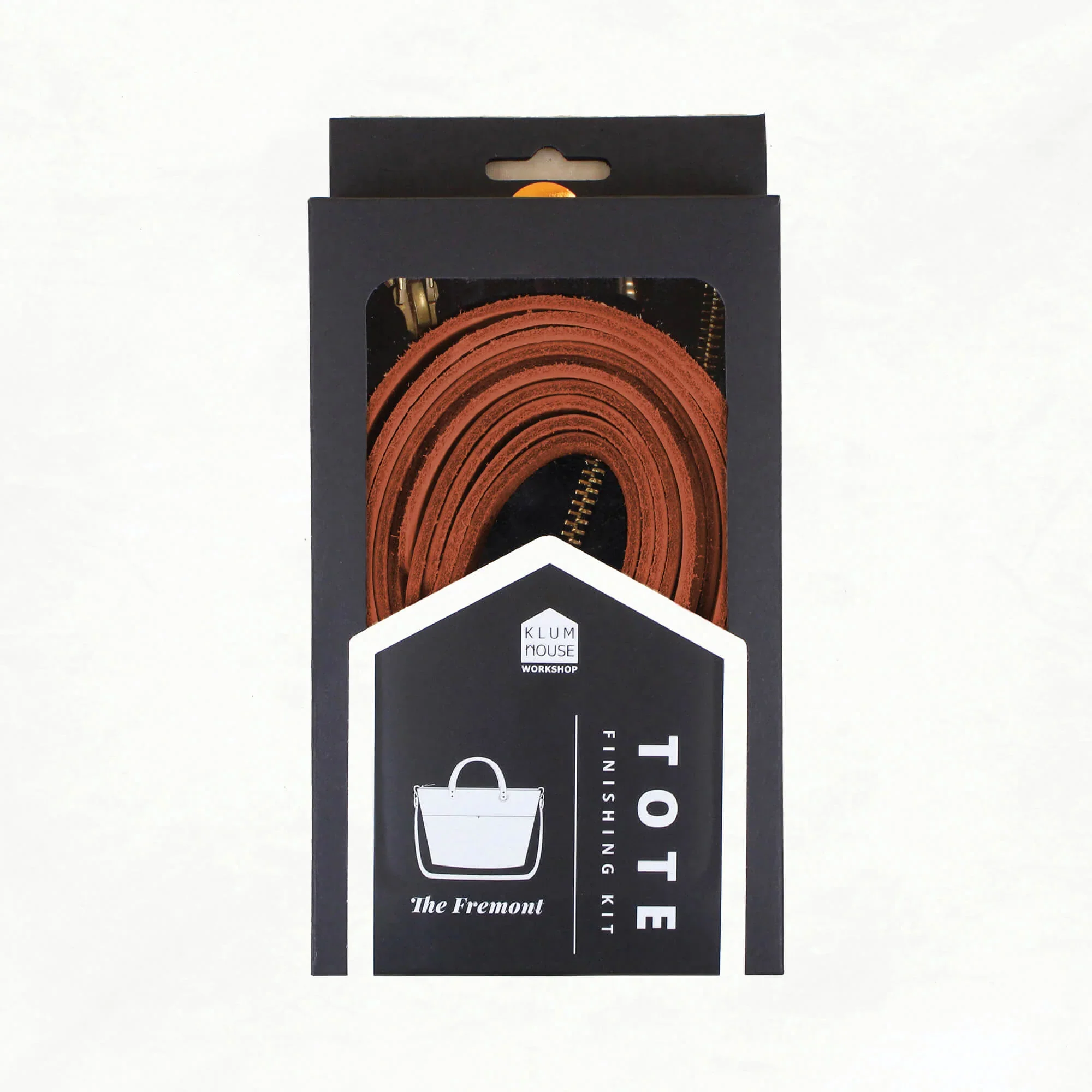 Fremont Tote Finishing Kit - Chestnut & Antique Brass