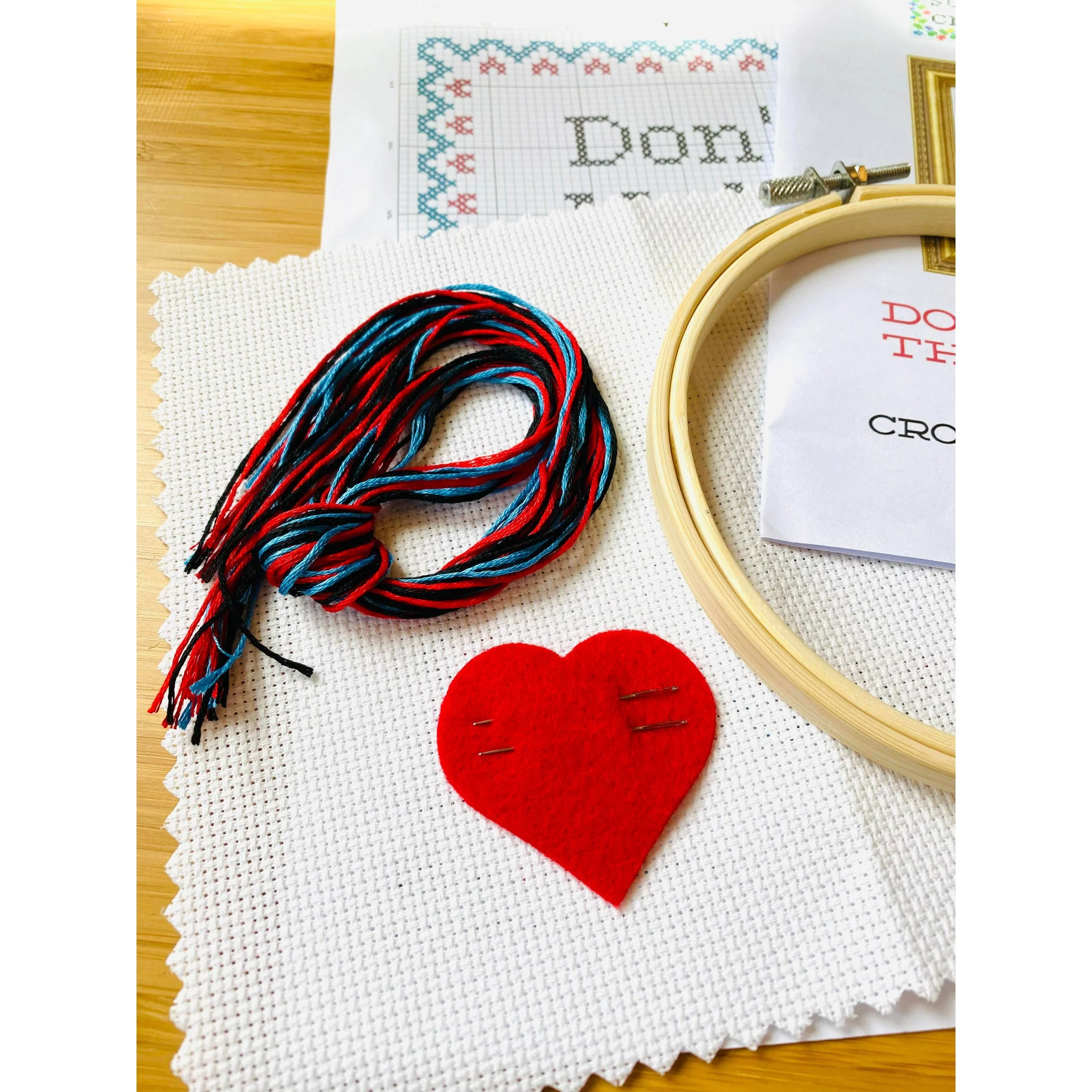 Fresh Out of F*cks Deluxe Cross Stitch Kit - Image 4