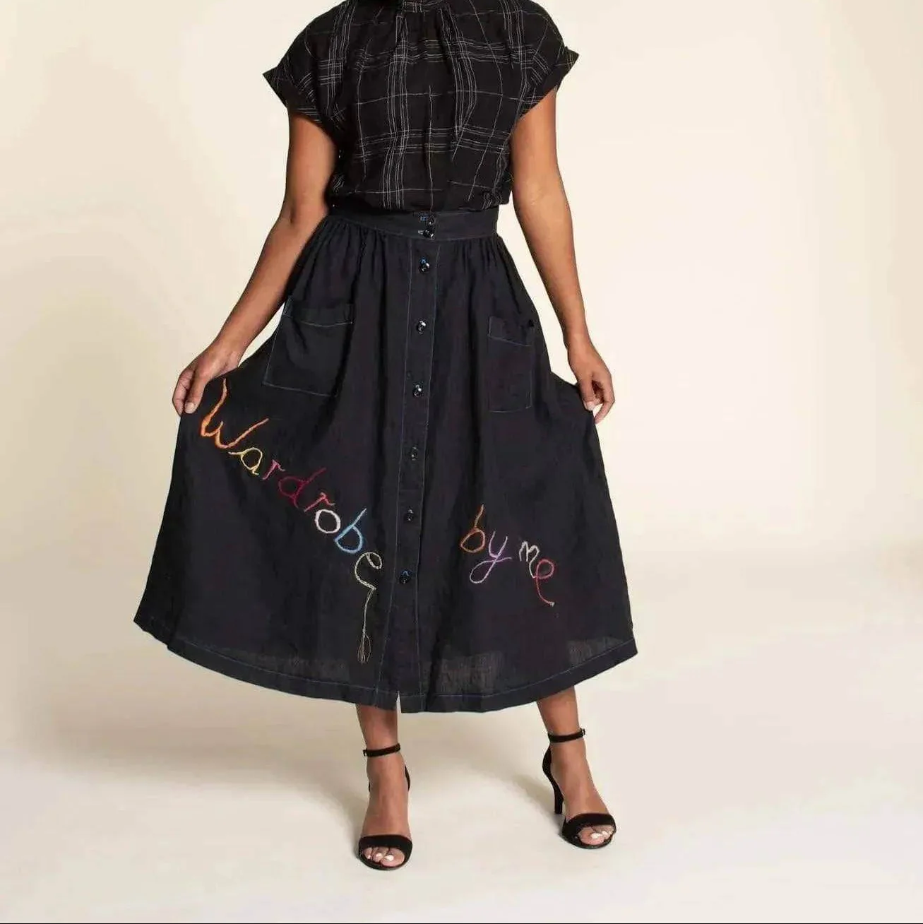Front Button Skirt Pattern - PDF DOWNLOAD - Image 3