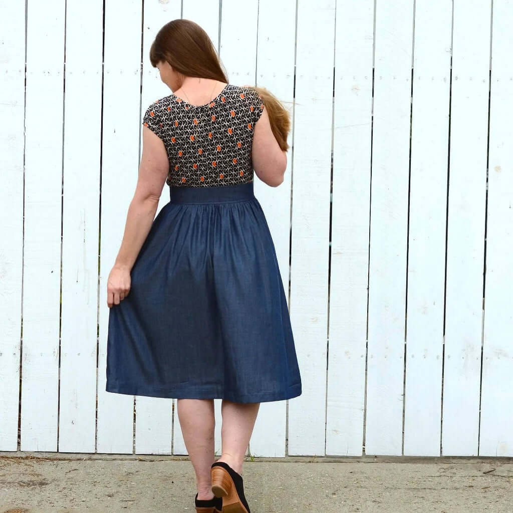 Front Button Skirt Pattern - PDF DOWNLOAD - Image 5