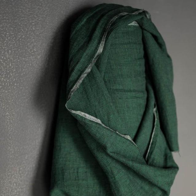 Frontier Emerald Black Linen/Cotton
