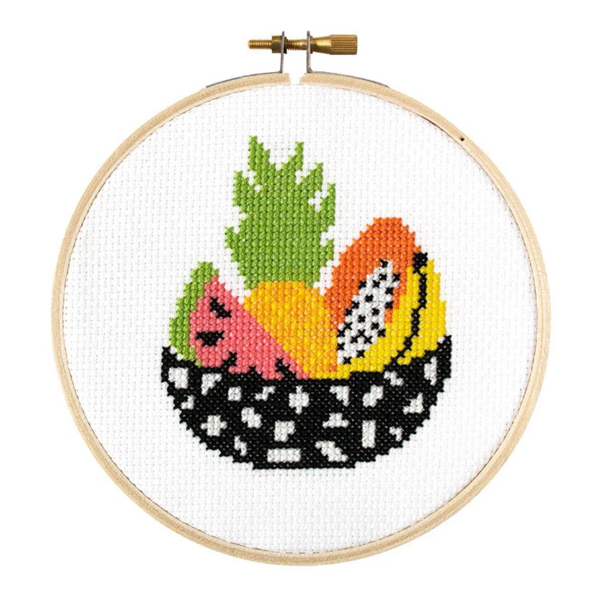 Fruit Bowl Kit DIY Cross Stitch Kit