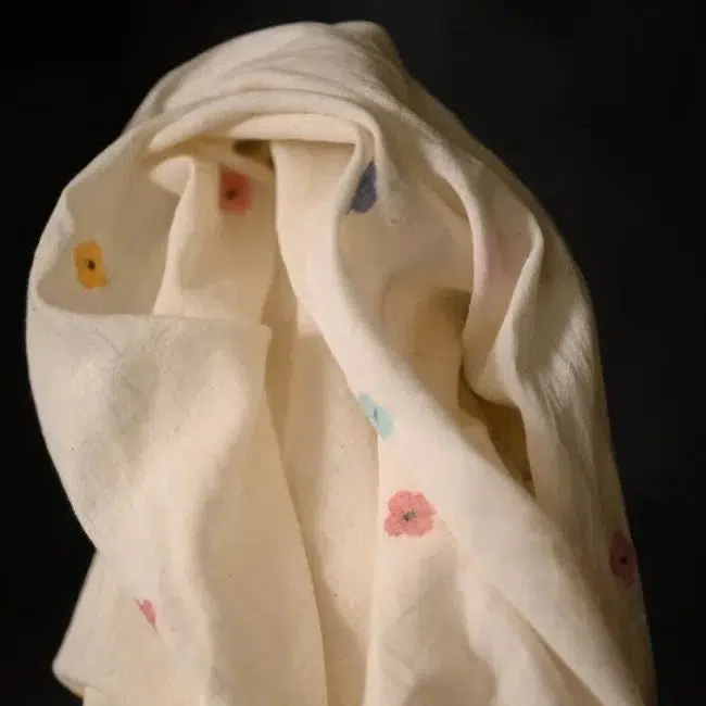 Fruit Loops Jamdani Indian Cotton - Image 2