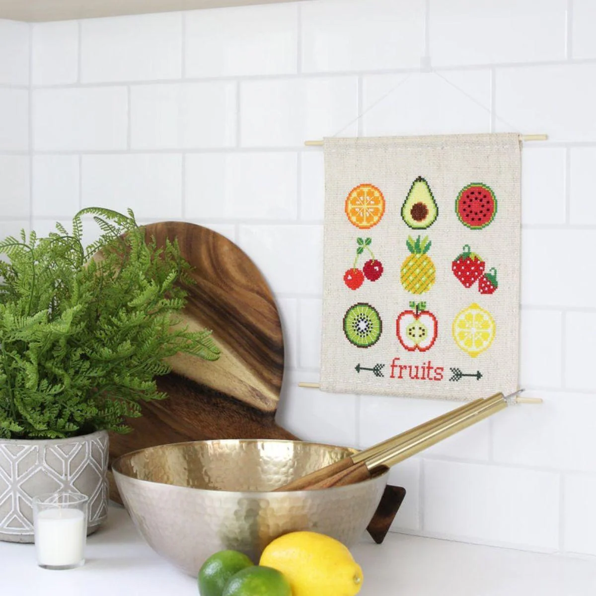 Fruit Sampler Cross Stitch Kit - Image 3