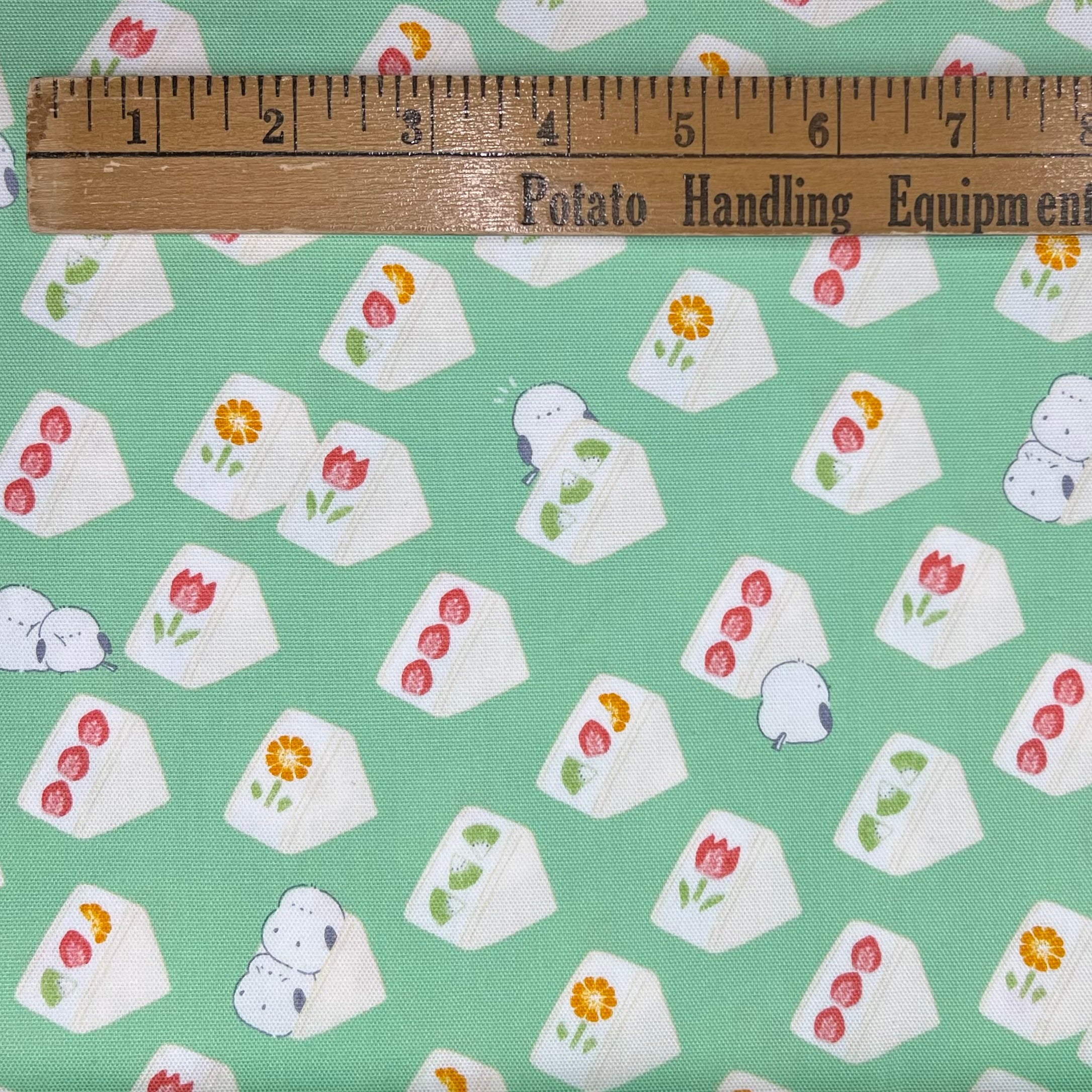 Fruit Sandwich Birds on Cotton Oxford - Image 3