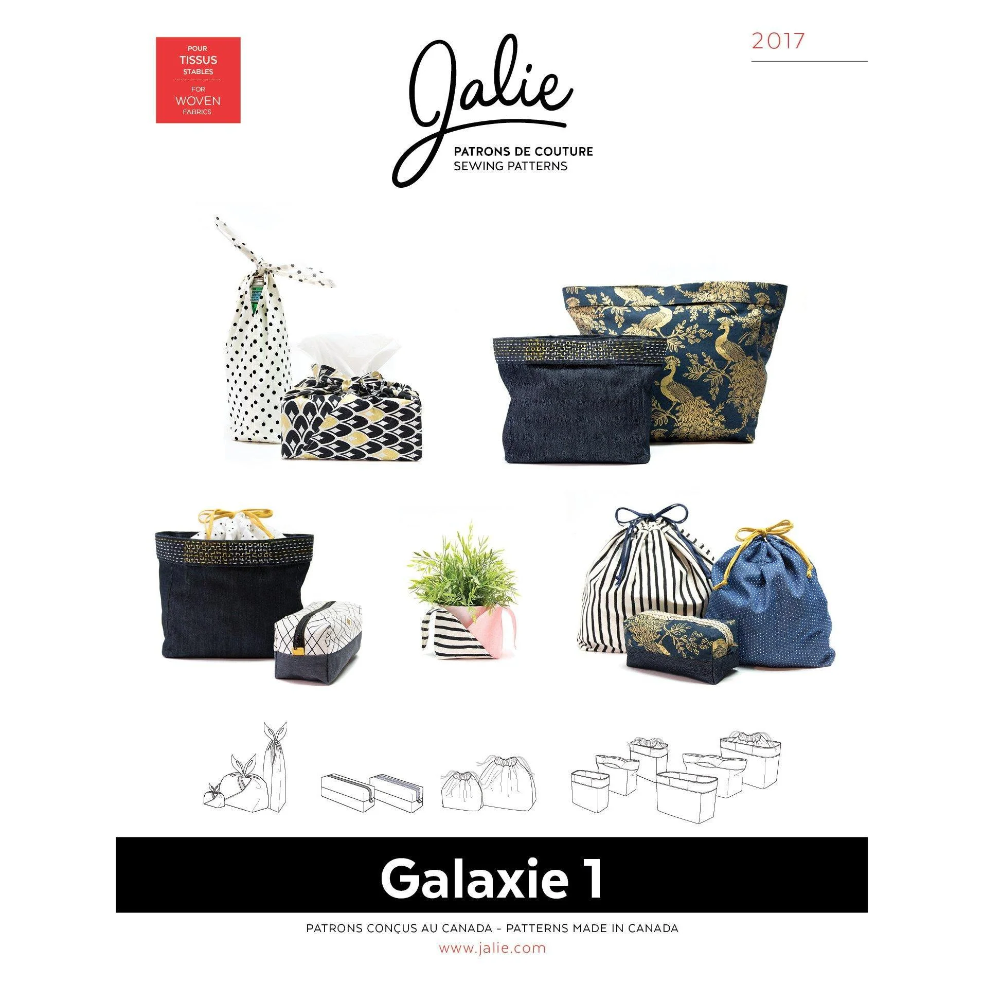Galaxie Collection #1 Pattern - Bags, Totes & Pouches - PDF DOWNLOAD - Image 9