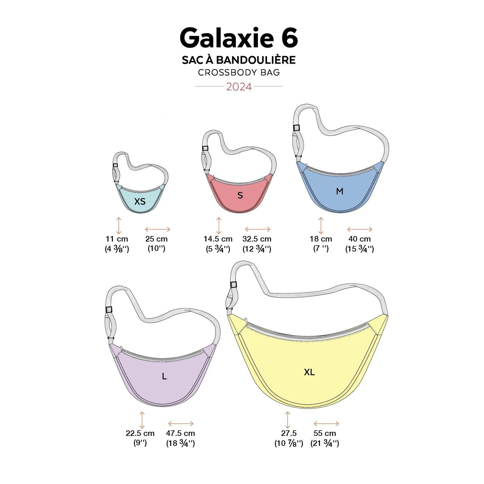 Galaxie Collection #6 Pattern - Crossbody Bags - PDF DOWNLOAD - Image 17
